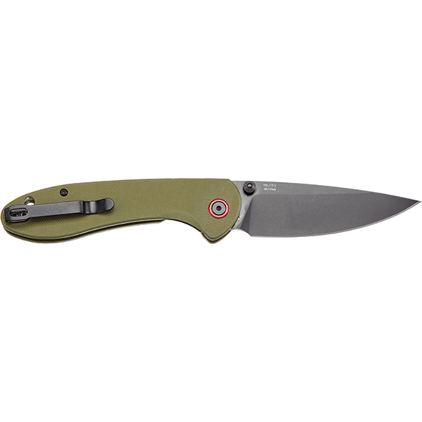 Ніж CJRB Feldspar Black Blade Green. Фото 2