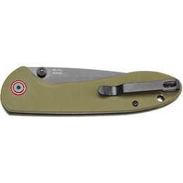 Ніж CJRB Feldspar Black Blade Green. Фото 4