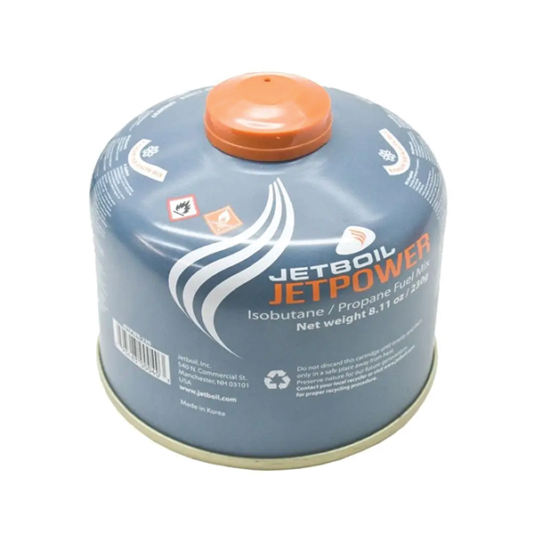 Різьбовий газовий балон Jetboil Jetpower Fuel Blue 230 г