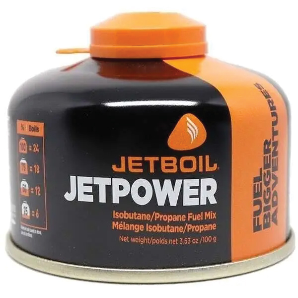Різьбовий газовий балон Jetboil Jetpower Fuel Blue 100 г