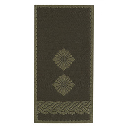 Погон НГУ на липучці Підполковник (жаккард) олива