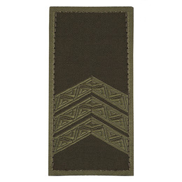 Погон НГУ на липучці Сержант (жаккард) олива