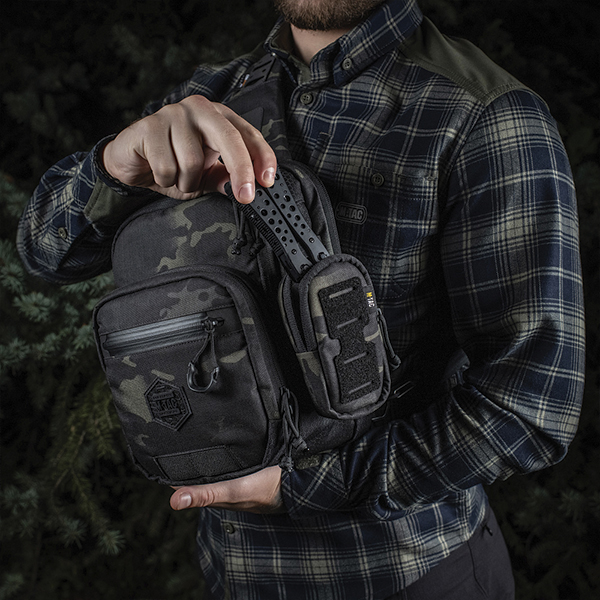 M-Tac підсумок утилітарний плечовий Elite Gen.II Multicam Black. Фото 10