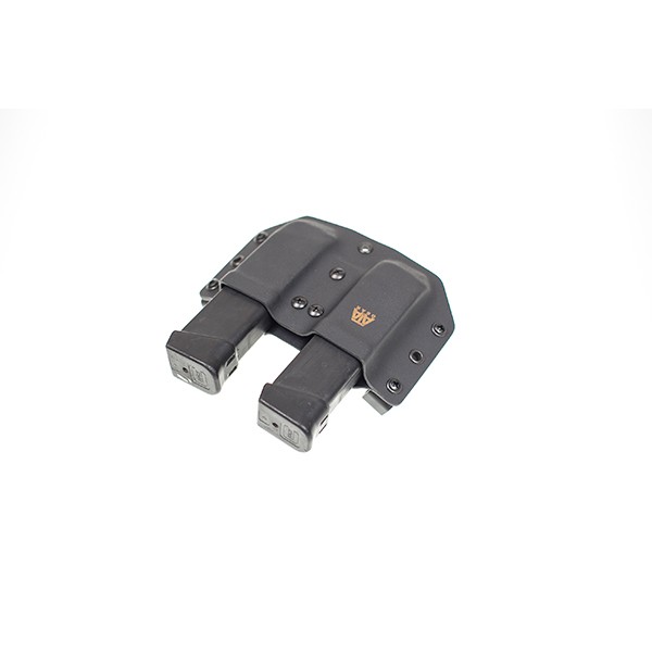 Паучер ATA Gear Double Pouch ver.1 Glock-17/22/47 Black. Фото 10
