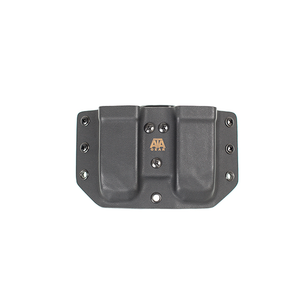 Паучер ATA Gear Double Pouch ver.1 Glock-17/22/47 Black. Фото 11
