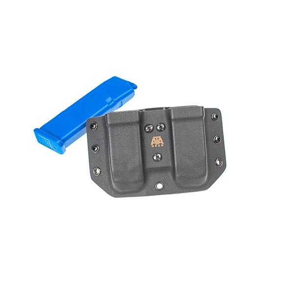Паучер ATA Gear Double Pouch ver.1 Glock-17/22/47 Black. Фото 4
