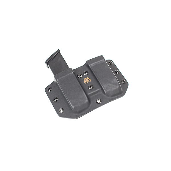 Паучер ATA Gear Double Pouch ver.1 Glock-17/22/47 Black. Фото 7