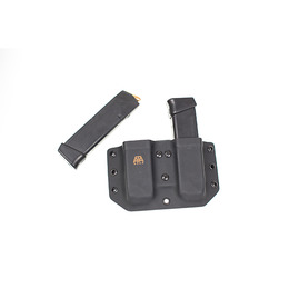 Паучер ATA Gear Double Pouch ver.1 Glock-17/22/47 Black. Фото 16