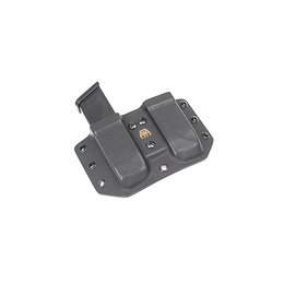 Паучер ATA Gear Double Pouch ver.1 Glock-17/22/47 Black. Фото 7