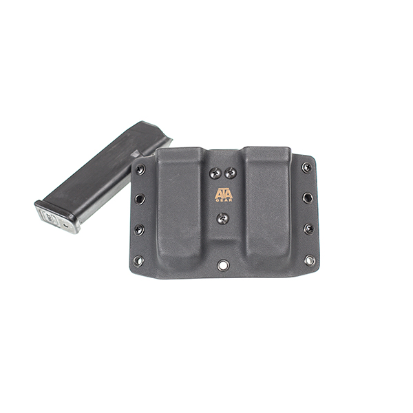Паучер ATA Gear Double Pouch ver.2 Glock-17/22/47 Black. Фото 12
