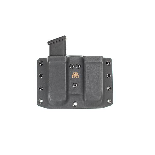 Паучер ATA Gear Double Pouch ver.2 Glock-17/22/47 Black. Фото 6