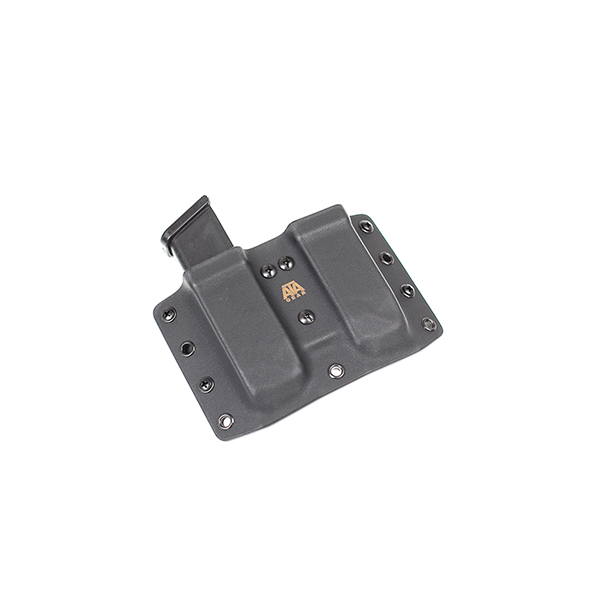 Паучер ATA Gear Double Pouch ver.2 Glock-17/22/47 Black. Фото 7