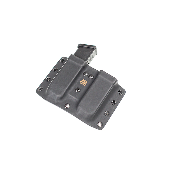 Паучер ATA Gear Double Pouch ver.2 Glock-17/22/47 Black. Фото 9