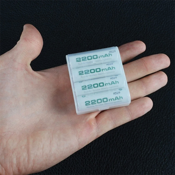 Коробочка для акумуляторів захисна Soshine SBC-004 (4xAA). Фото 5
