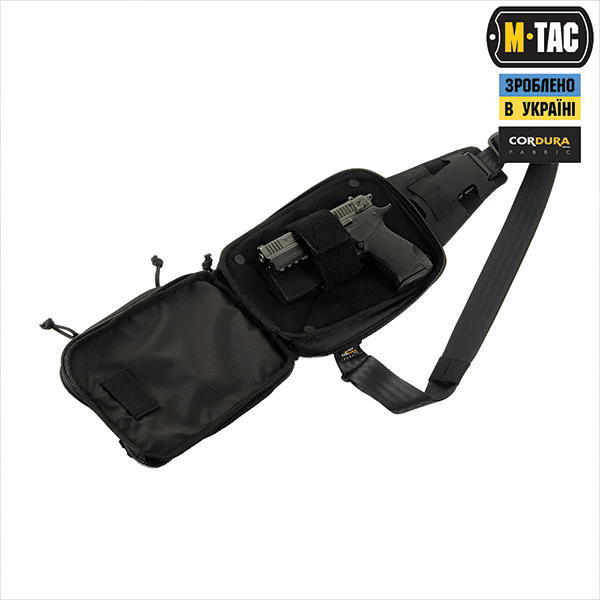 M-Tac сумка Sling Pistol Bag Elite Hex Black. Фото 3