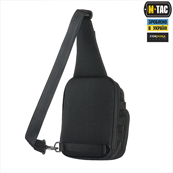 M-Tac сумка Cross Bag Slim Elite Hex Black. Фото 2