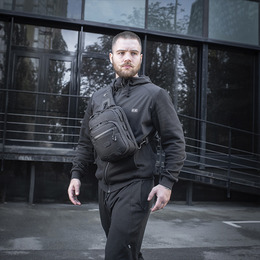 M-Tac сумка Cross Bag Slim Elite Hex Black. Фото 4