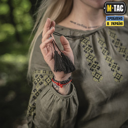 M-Tac вишиванка жіноча 100% льон олива. Фото 5