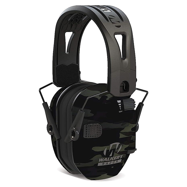 Навушники стрілецькі активні Walker's Razor Slim з чохлом Black/Multicam