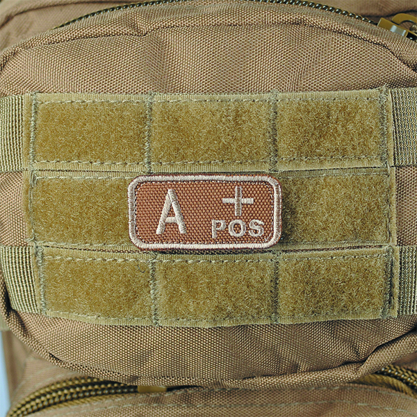 M-Tac нашивка група крові A+ Pos хакі. Фото 2