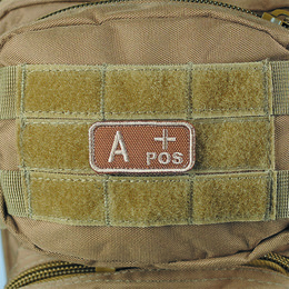 M-Tac нашивка група крові A+ Pos хакі. Фото 2