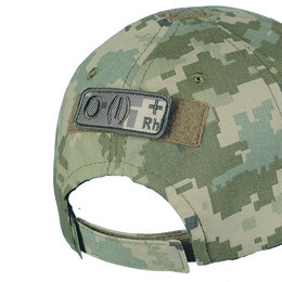 M-Tac нашивка група крові O(I) Rh+ MM14