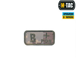 M-Tac нашивка група крові B+ Pos MM14