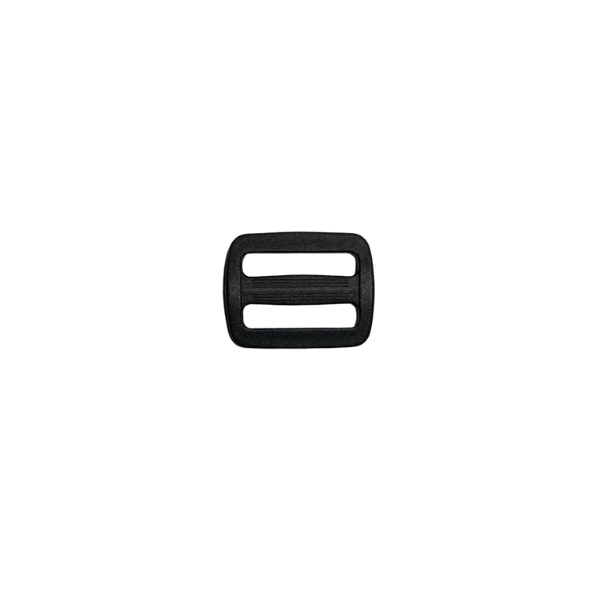 Рамка двощілинна 25 мм нейлон Black SC/25/N
