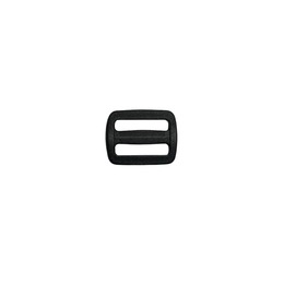 Рамка двощілинна 25 мм нейлон Black SC/25/N