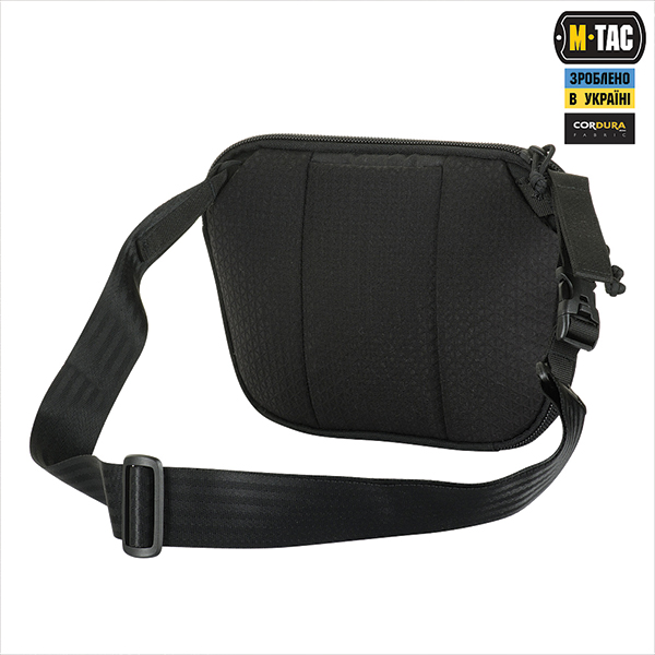 M-Tac сумка Sphaera Hardsling Bag Large з липучкою Elite Black. Фото 4