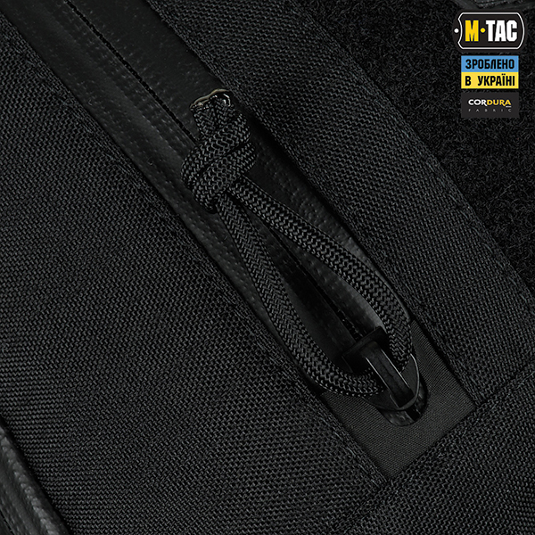 M-Tac сумка Sphaera Hardsling Bag Large з липучкою Elite Black. Фото 8