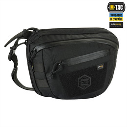 M-Tac сумка Sphaera Hardsling Bag Large з липучкою Elite Black. Фото 3