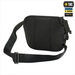 M-Tac сумка Sphaera Hardsling Bag Large з липучкою Elite Black. Фото 4