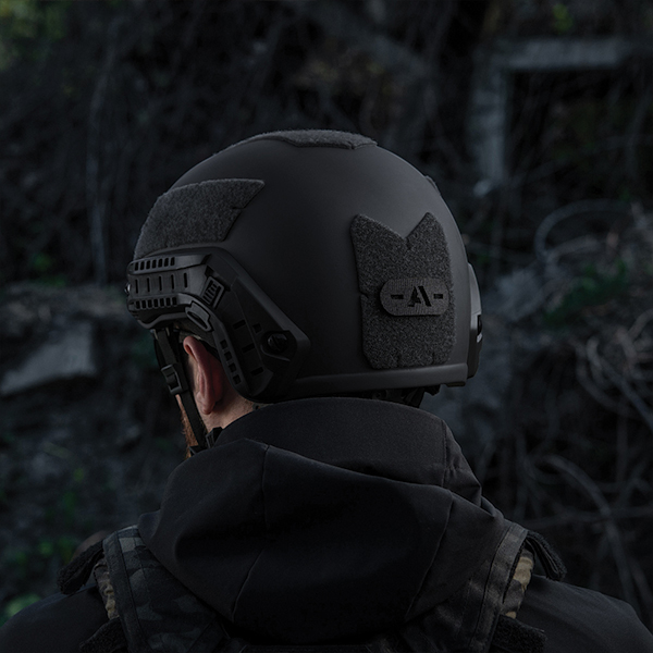 M-Tac нашивка група крові -A- наскрізна Laser Cut Black. Фото 2