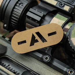 M-Tac нашивка група крові -A- наскрізна Laser Cut Coyote. Фото 3