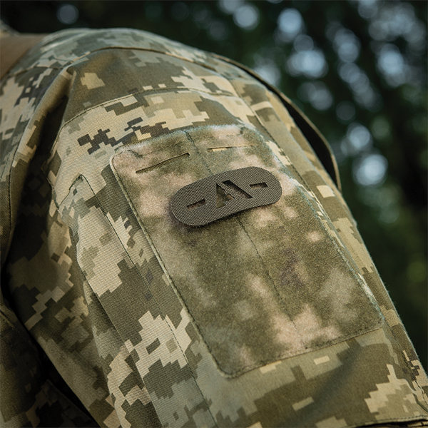 M-Tac нашивка група крові -A- наскрізна Laser Cut Ranger Green. Фото 3