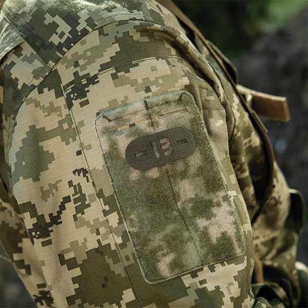 M-Tac нашивка група крові -B- наскрізна Laser Cut Ranger Green. Фото 3