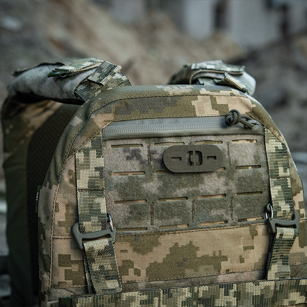 M-Tac нашивка група крові +0+ наскрізна Laser Cut Ranger Green. Фото 2