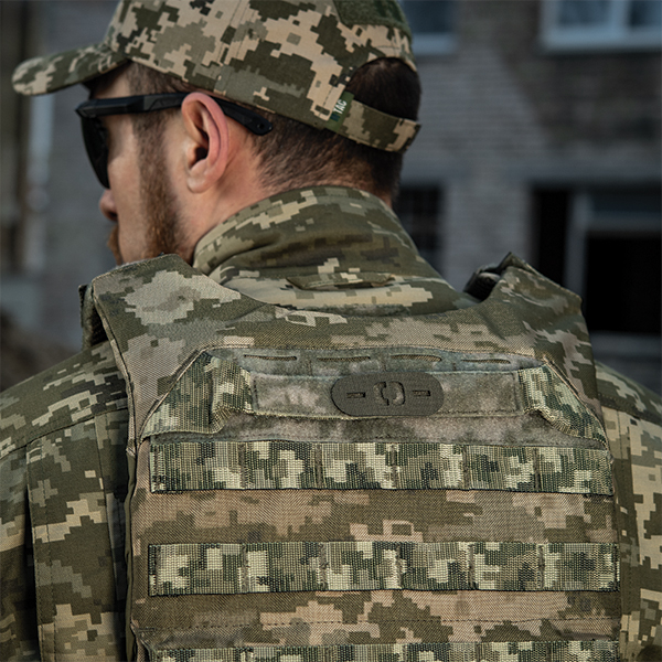 M-Tac нашивка група крові +0+ наскрізна Laser Cut Ranger Green. Фото 3