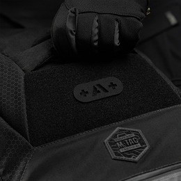M-Tac нашивка група крові +A+ наскрізна Laser Cut Black