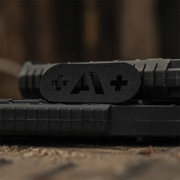 M-Tac нашивка група крові +A+ наскрізна Laser Cut Black. Фото 3
