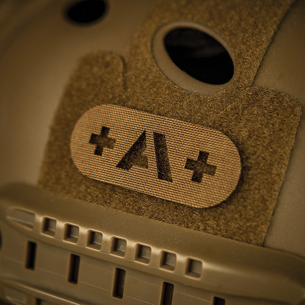 M-Tac нашивка група крові +A+ наскрізна Laser Cut Coyote. Фото 2