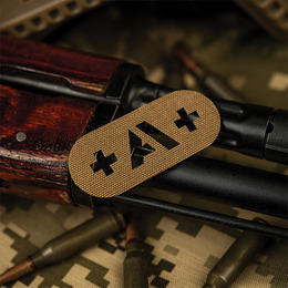 M-Tac нашивка група крові +A+ наскрізна Laser Cut Coyote. Фото 3
