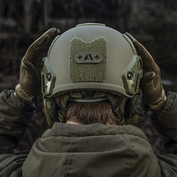 M-Tac нашивка група крові +A+ наскрізна Laser Cut Ranger Green. Фото 3