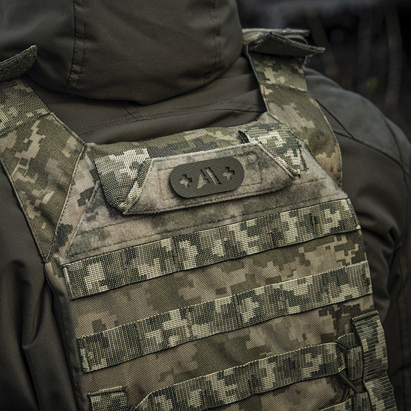 M-Tac нашивка група крові +A+ наскрізна Laser Cut Ranger Green. Фото 4