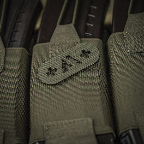 M-Tac нашивка група крові +A+ наскрізна Laser Cut Ranger Green. Фото 6