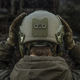 M-Tac нашивка група крові +A+ наскрізна Laser Cut Ranger Green. Фото 3