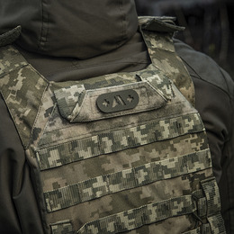 M-Tac нашивка група крові +A+ наскрізна Laser Cut Ranger Green. Фото 4