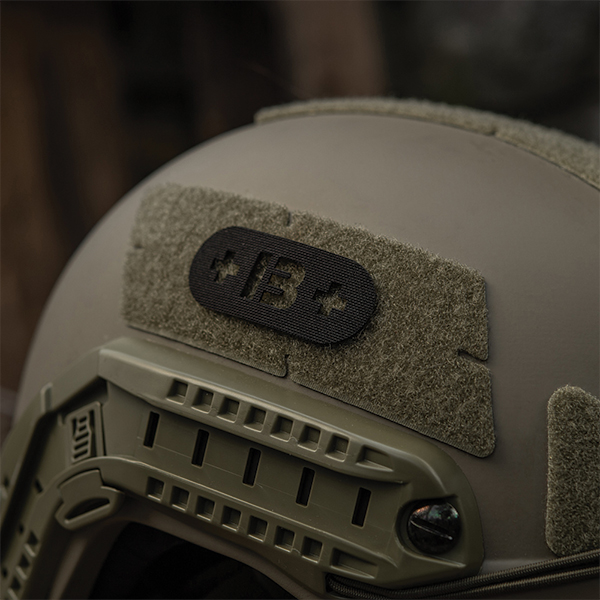 M-Tac нашивка група крові +B+ наскрізна Laser Cut Black. Фото 2
