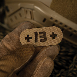 M-Tac нашивка група крові +B+ наскрізна Laser Cut Coyote